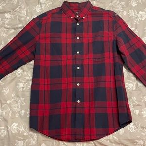 Men’s Size Large Goodfellow Brand Northrop Button Up Shirt. Plaid. Used-Like New